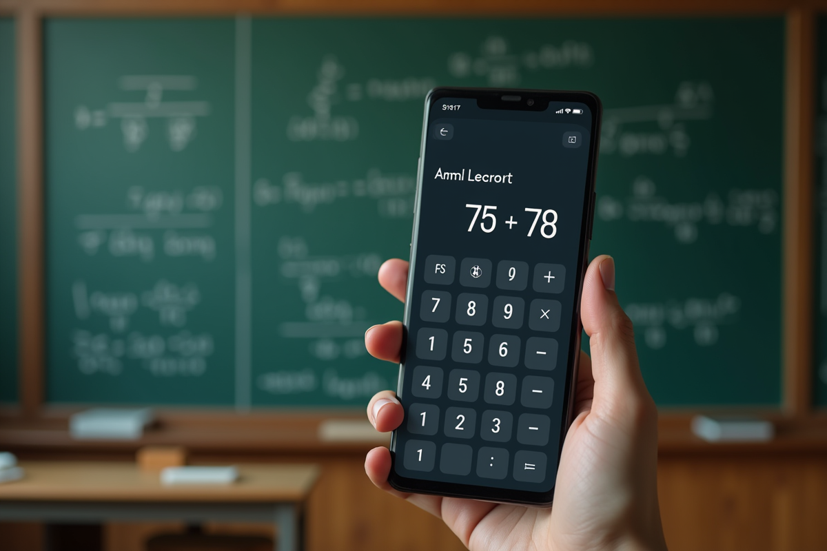 calculatrice  étudiant